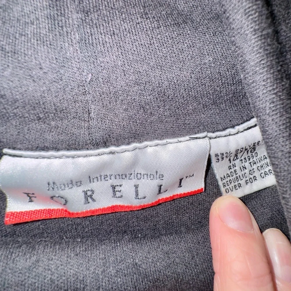 Vintage Moda International Forelli Charcoal Turtleneck Sweater